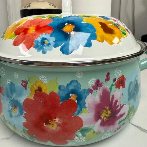 The Pioneer Woman Multicolor Floral Stockpot - Picture 1 of 7